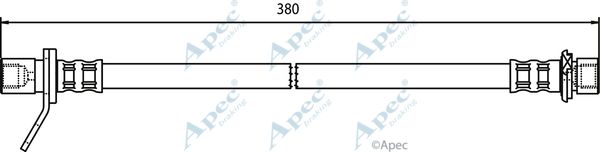 APEC BRAKING Тормозной шланг HOS3547